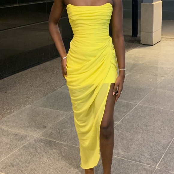 House of CB Dresses & Skirts - HouseofCB lemon maxi dress